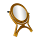Rattan mirror on foot to pose vintage dressing table 60s