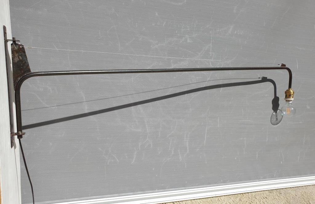 Applique d'atelier Jib170 design industriel 1950