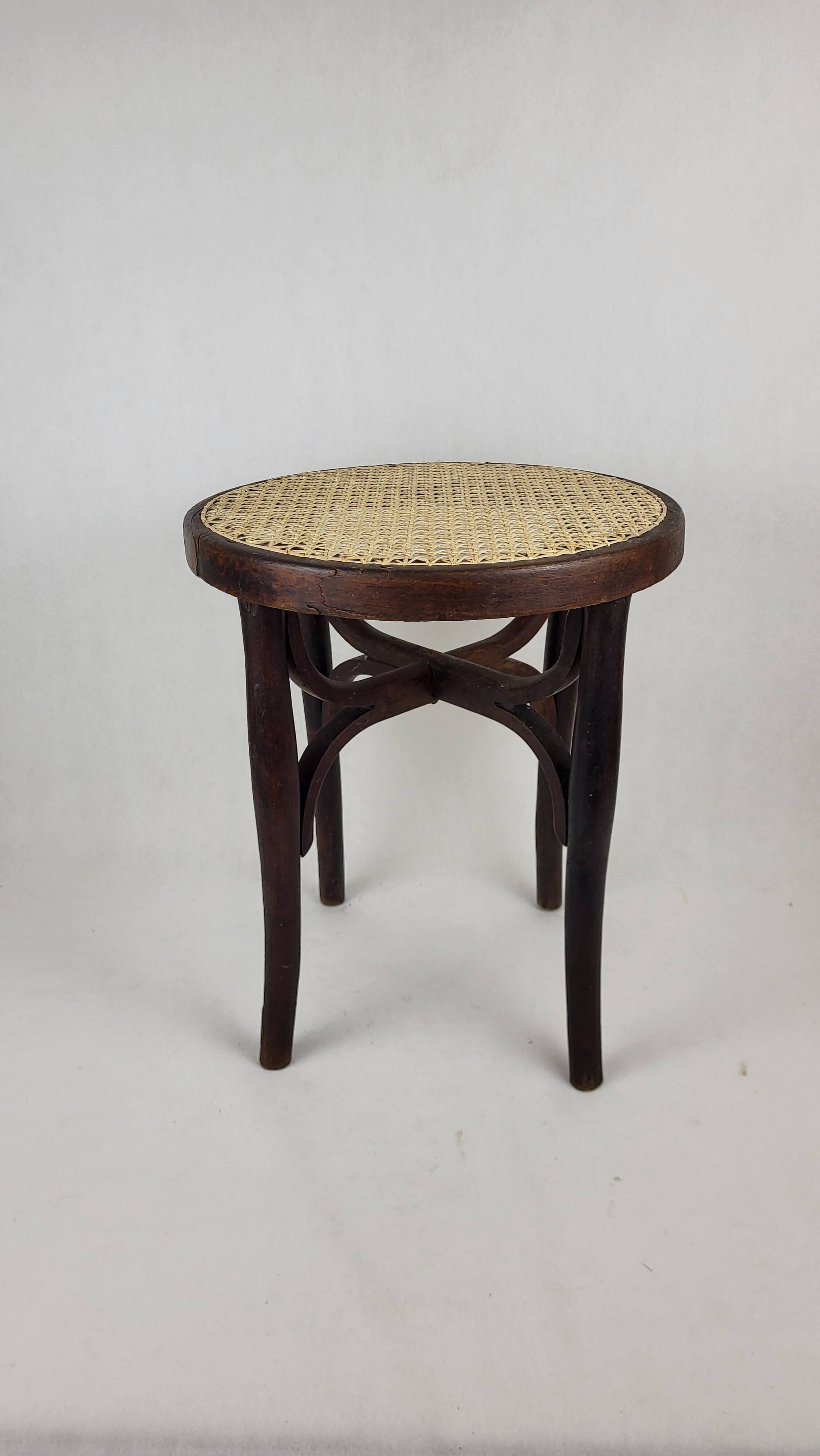 Bentwood stool L. & H. Cambier Frères