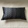 Coussin Kachin noir brillant 30x50 cm