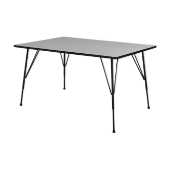 1950s Industrial dining table, designed by Rudolf Wolf, manufactured by Elsrijk in the Netherlands