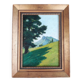 Peinture à l'huile - paysage