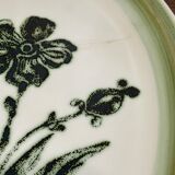 Plates and dish Gien herbarium décor