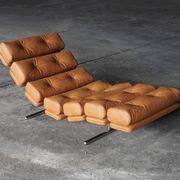 Lounge Chair in Cognac Leather by Ric Deforche for Gervan, Belgium, 1970s
