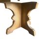 Rustic vintage high coffee table in wood