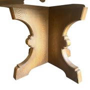Rustic vintage high coffee table in wood