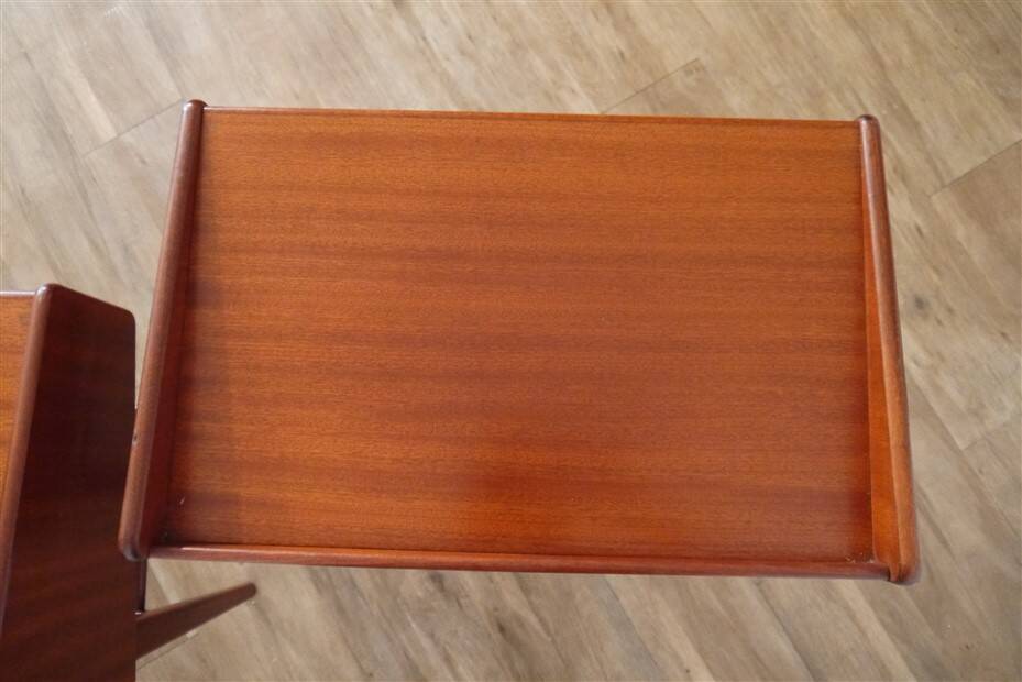 Pair of vintage Scandinavian bedside tables 1960