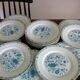 Set of 15 flat plates Haviland model Nanjing