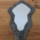 Miroir déco en galva 48 x 27 cm style industriel