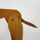 Articulated wooden dog toy. 1940s
