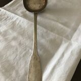 Louche en métal argenté