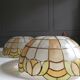 Pair of mother-of-pearl lampshades