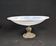 Coupelle centre de table verre opalin bleu