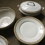 Antique porcelain table service