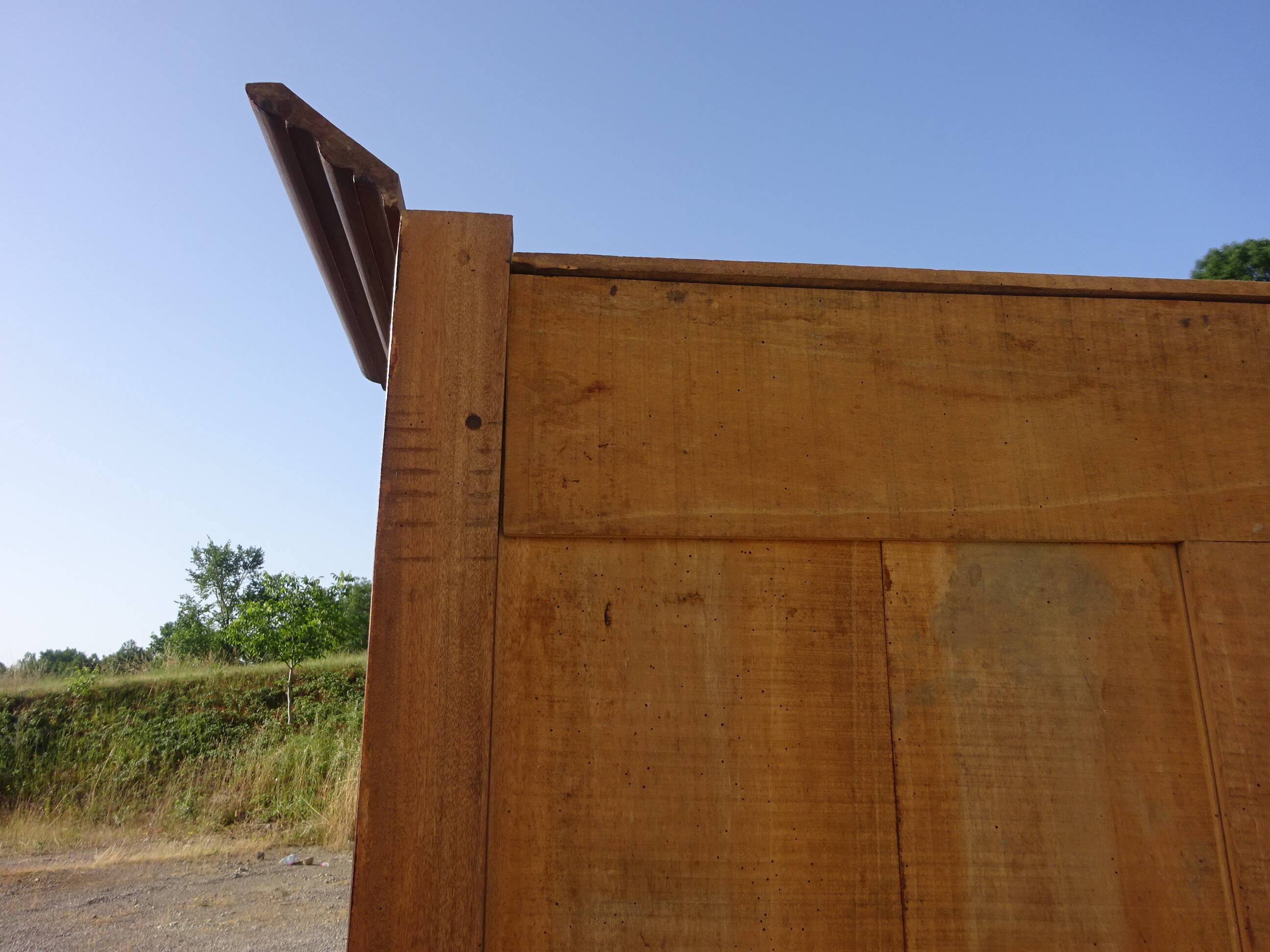 Louis Philippe style walnut wardrobe