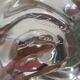Antique lamp base in Schneider France crystal.