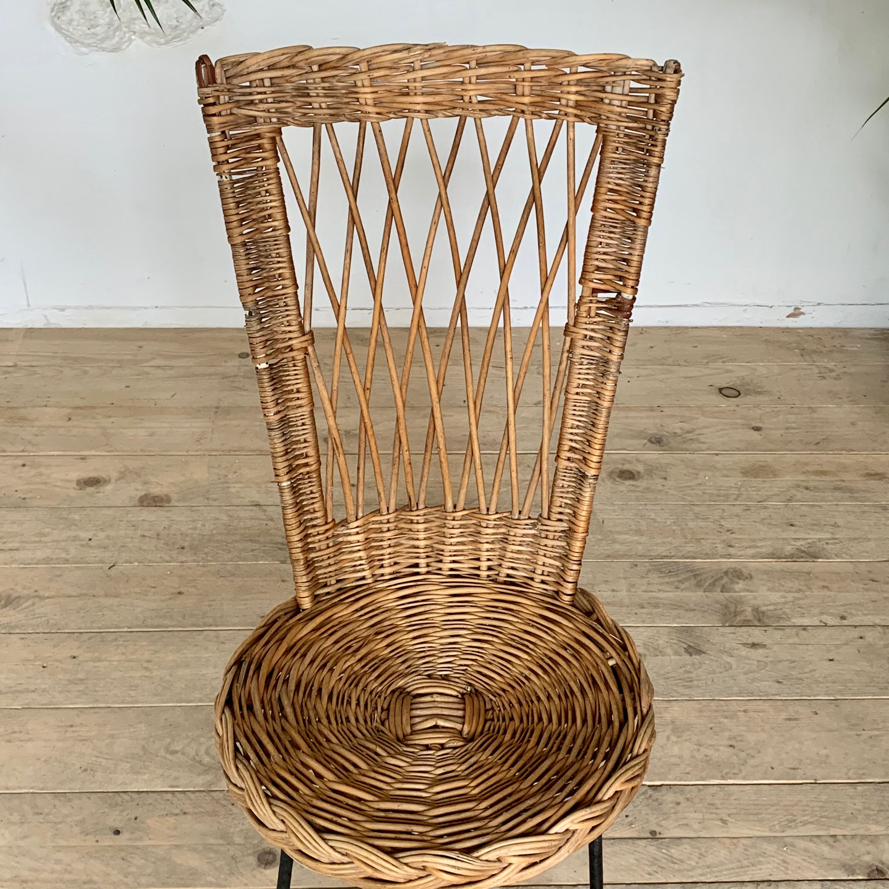 vintage rattan chair