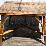 Rattan coffee table