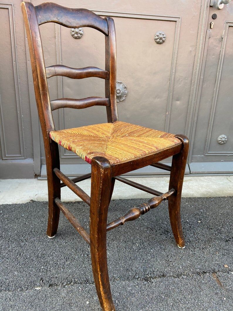 2 bistro chairs 1930 Alsace
