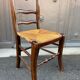 2 bistro chairs 1930 Alsace