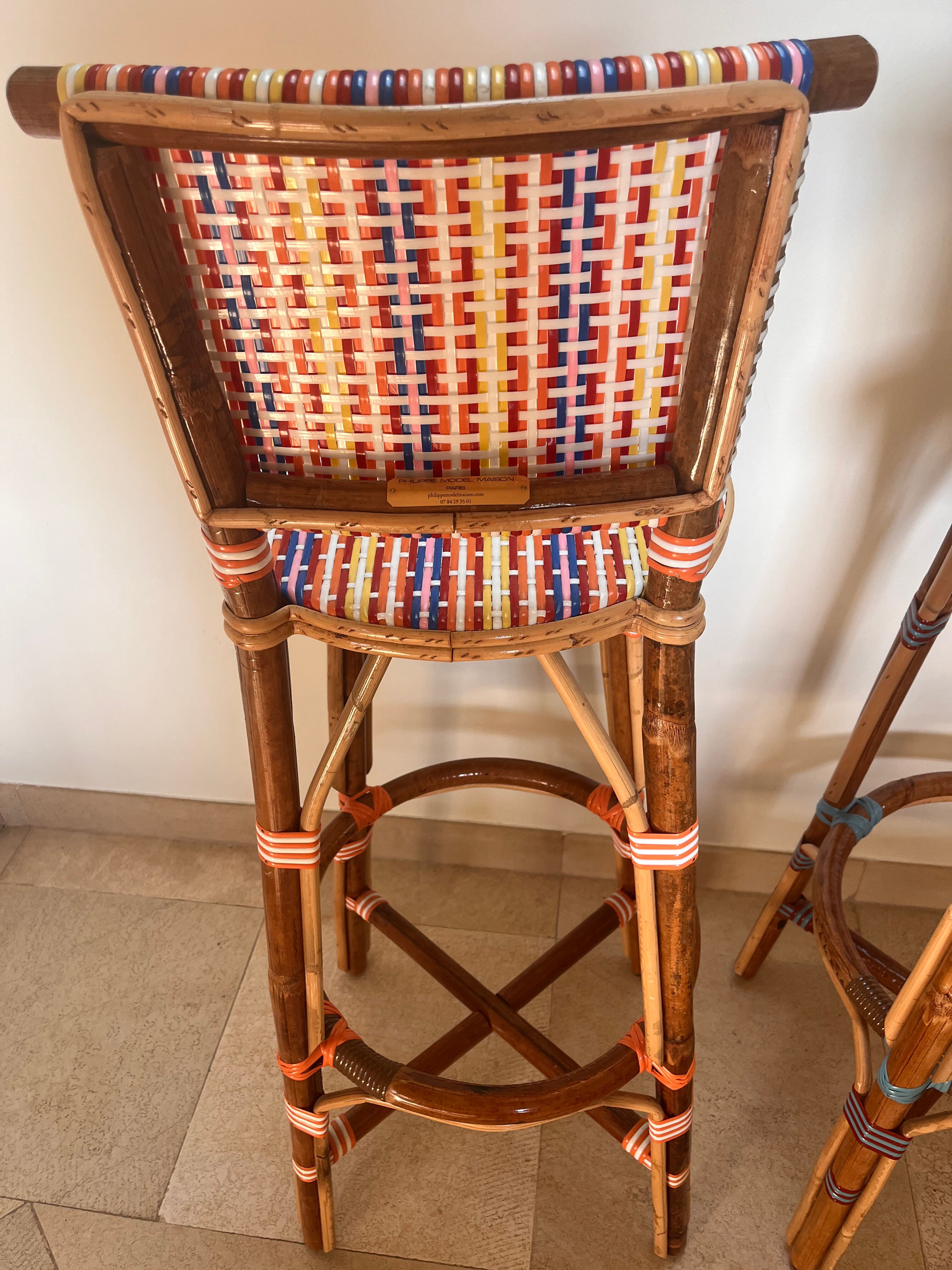 High bar stools philippe model
