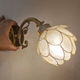 Duo appliques fleurs de nacre