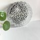 APPLIQUE Semi-Crystal Ceiling Light 1950s