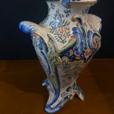 Pair of Desvres vases, signed Jules Verlingue, 1900