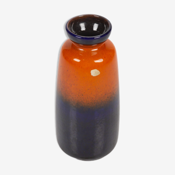 Orange and blue vase