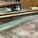 Pair of late 19th century farmhouse table benches in fir