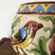 Ceramic pot, Perugia Italy, flower and bird decoration