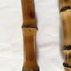Bamboo handle cheese knives.