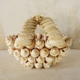 70s Shell Decorative Basket.