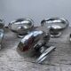 6 coupelles en inox 1970