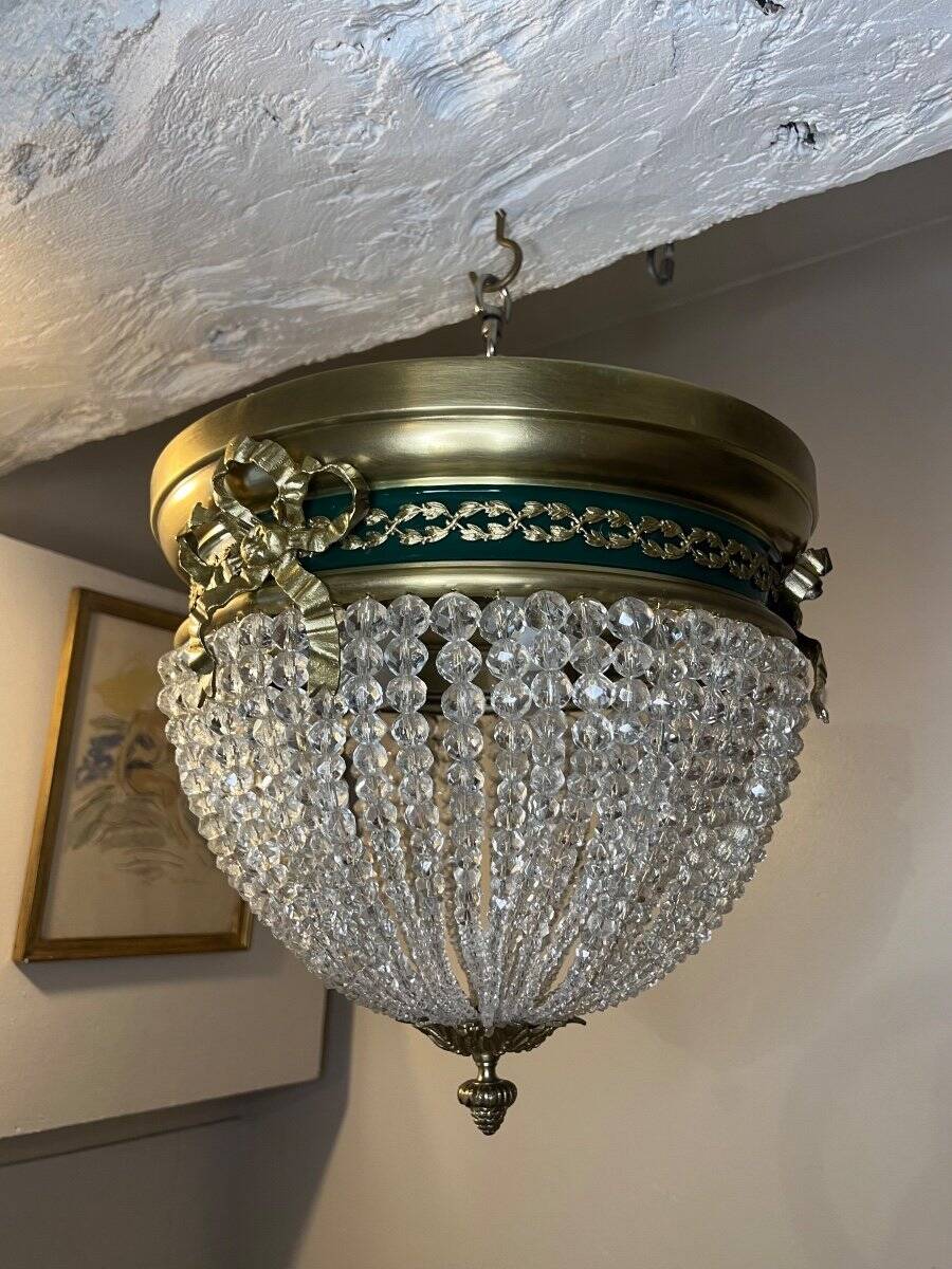 Basket ceiling light