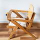 Chaise-pot , fauteuil bois pour enfant  style Baumann