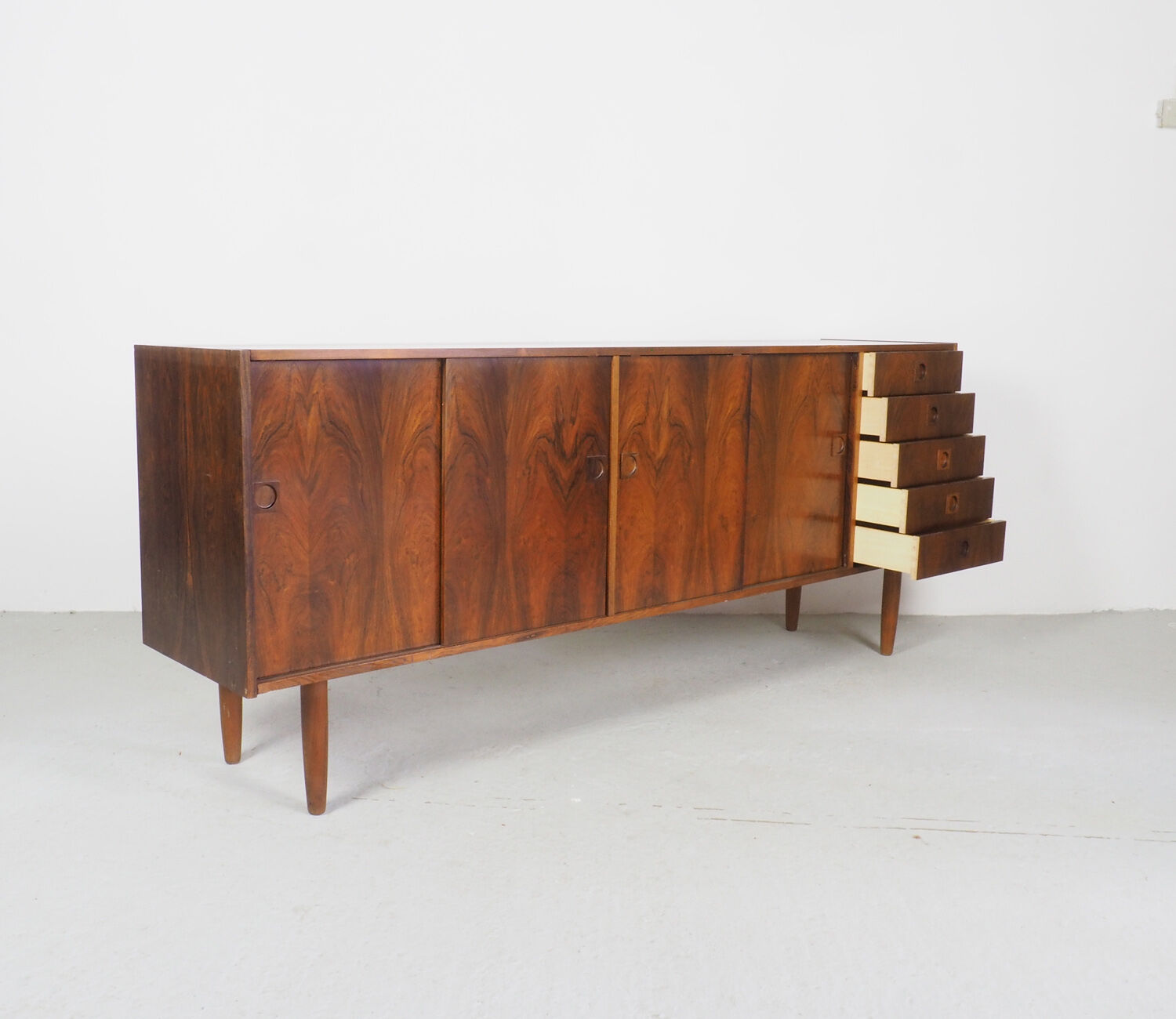 Danis design rosewood sideboard by Farso Moblefabrik, 1960's