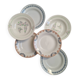 Assiettes creuses HBCM, St Amand