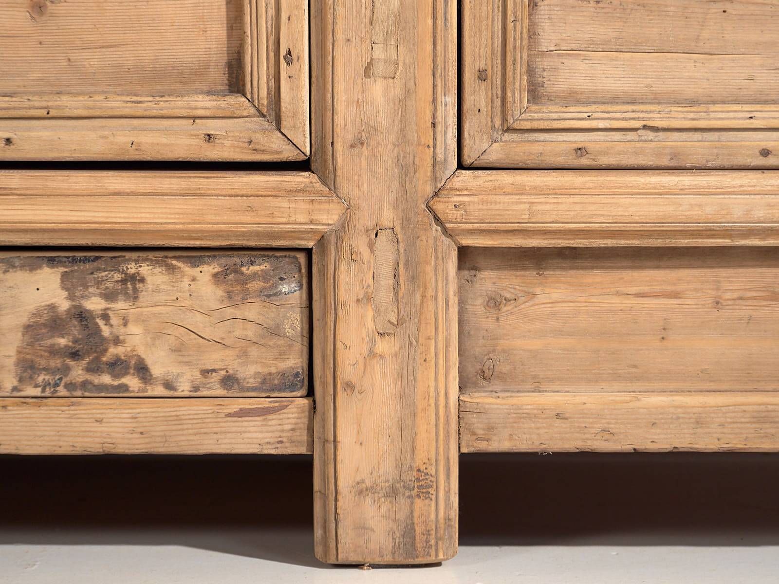 Large antique three-door sideboard (circa 1900) #38