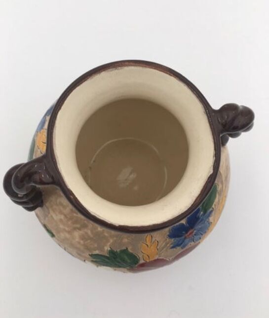 Jérôme MASSIER, Vallauris, France - Vase with handles in glazed earth - 1950s