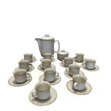 Beige coffee service, Tulowice