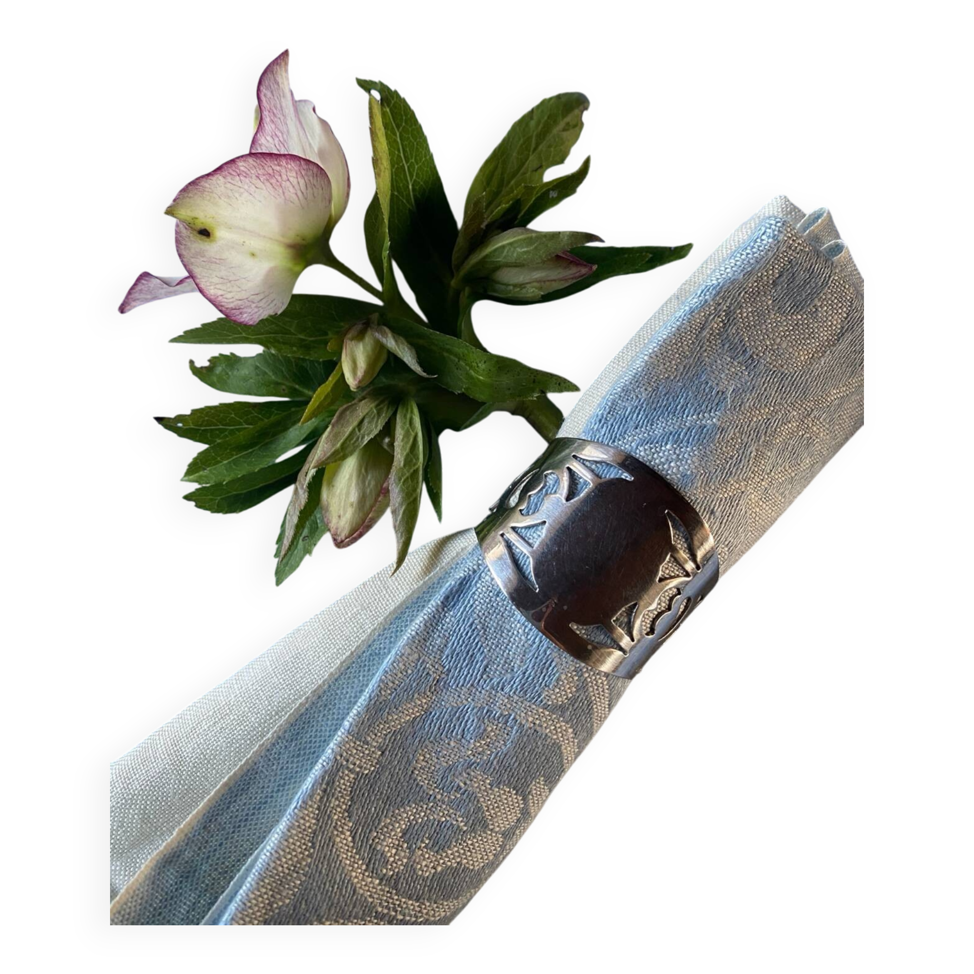 English silver plated napkin ring