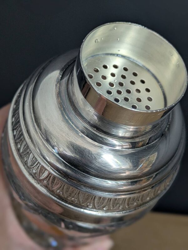 Shaker en cristal Mid Century ''AH BAVIERE''