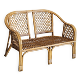 Italian wicker sofa
