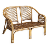 Italian wicker sofa