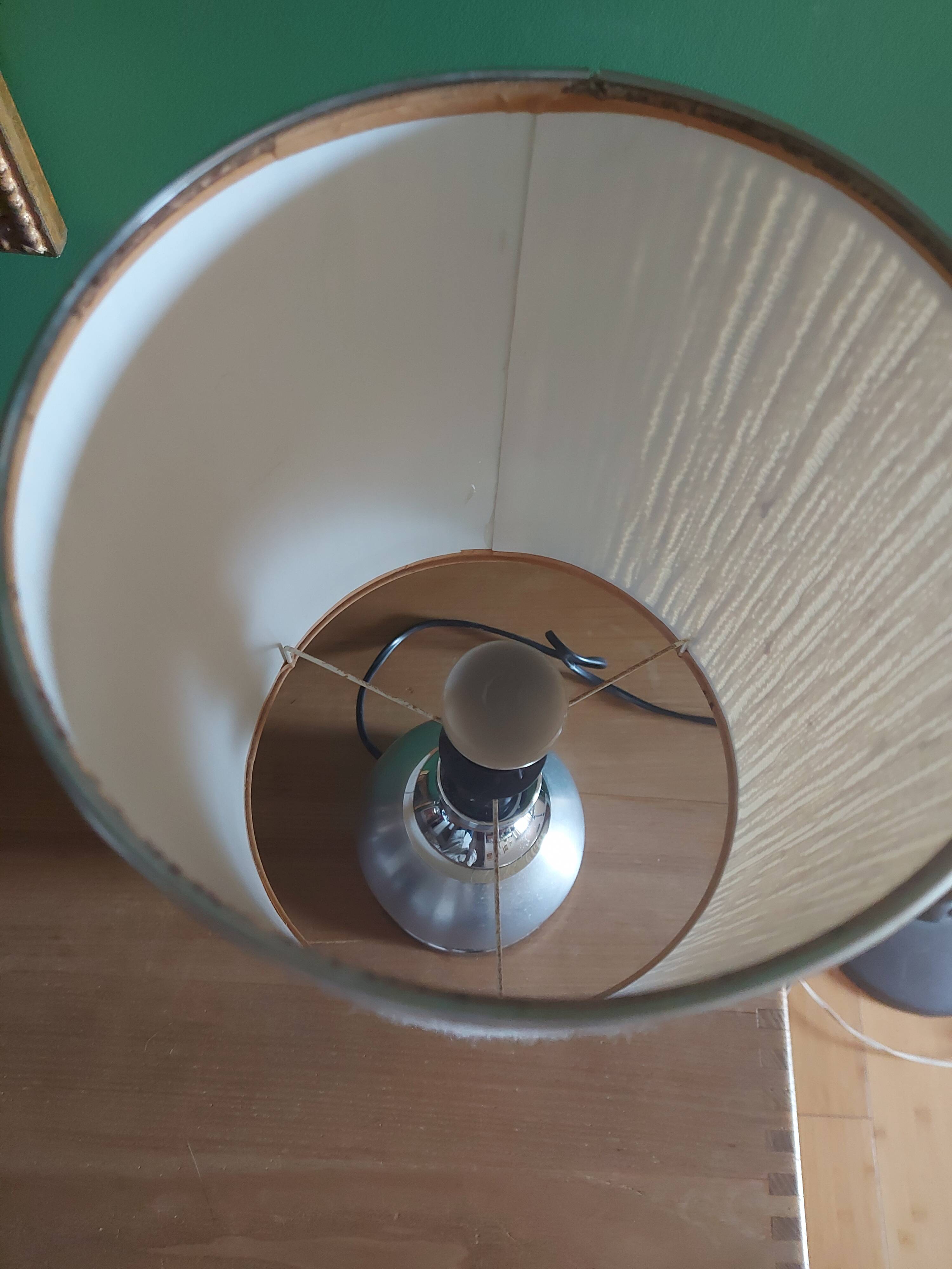 Vintage 70's metal lamp