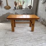 Farmhouse table, mountain furniture from the 50s