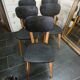 5 chaises vintage des années 60