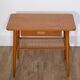 Scandinavian vintage bedside table in teak 1960