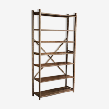 Industrial library shelf